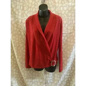 Dots Red Sweater Women’s M.